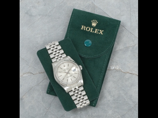 Ролекс (Rolex) Datejust 36 Argento Jubilee Silver Lining Dial 16234